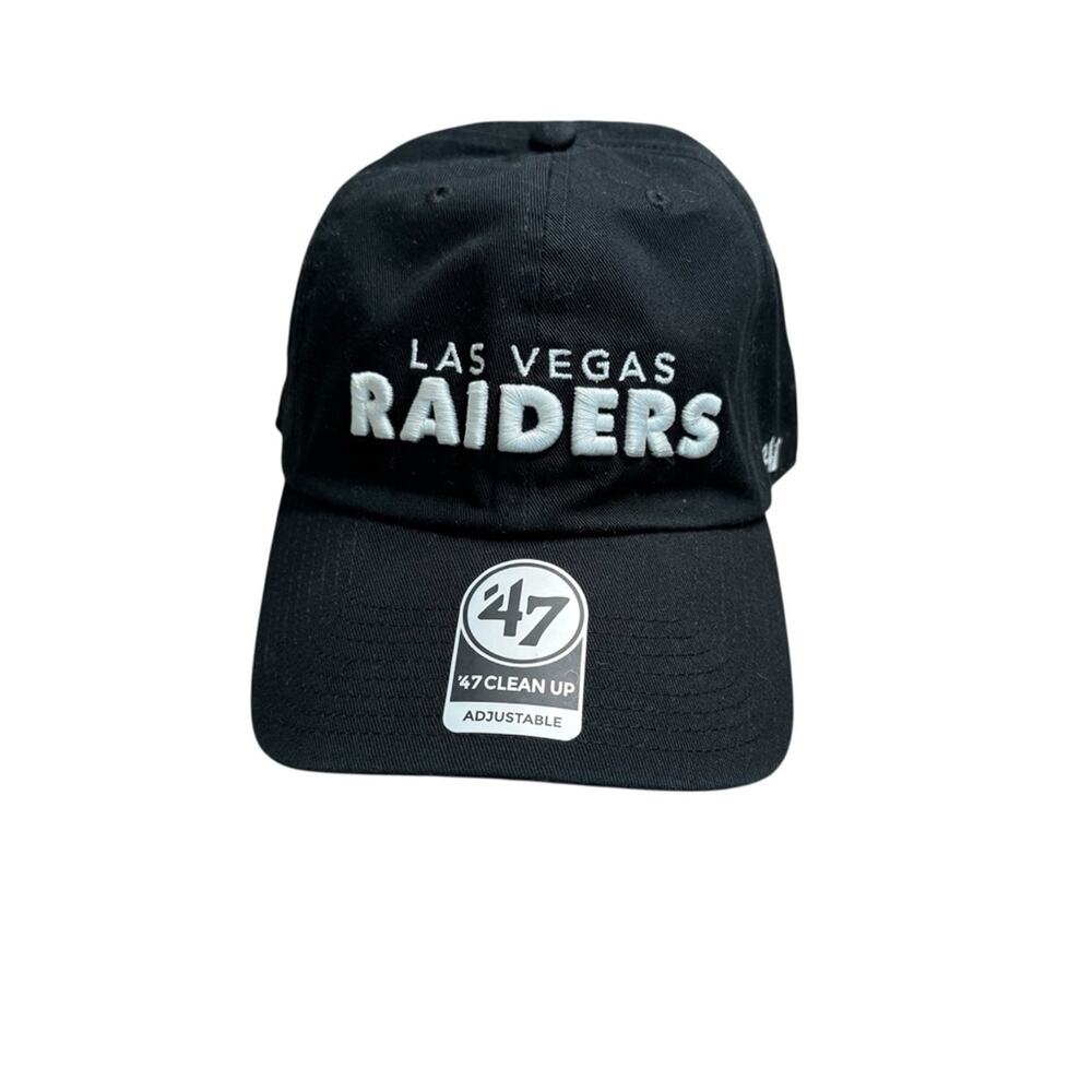 NWT ‘47 Brand NFL LAS VEGAS RAIDERS Women’s Black Adjustable Hat